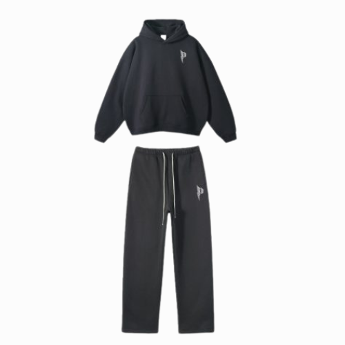 PSRVE BLACK PULLOVER SWEAT SUIT – MINIMALIST STREETWEAR ESSENTIAL