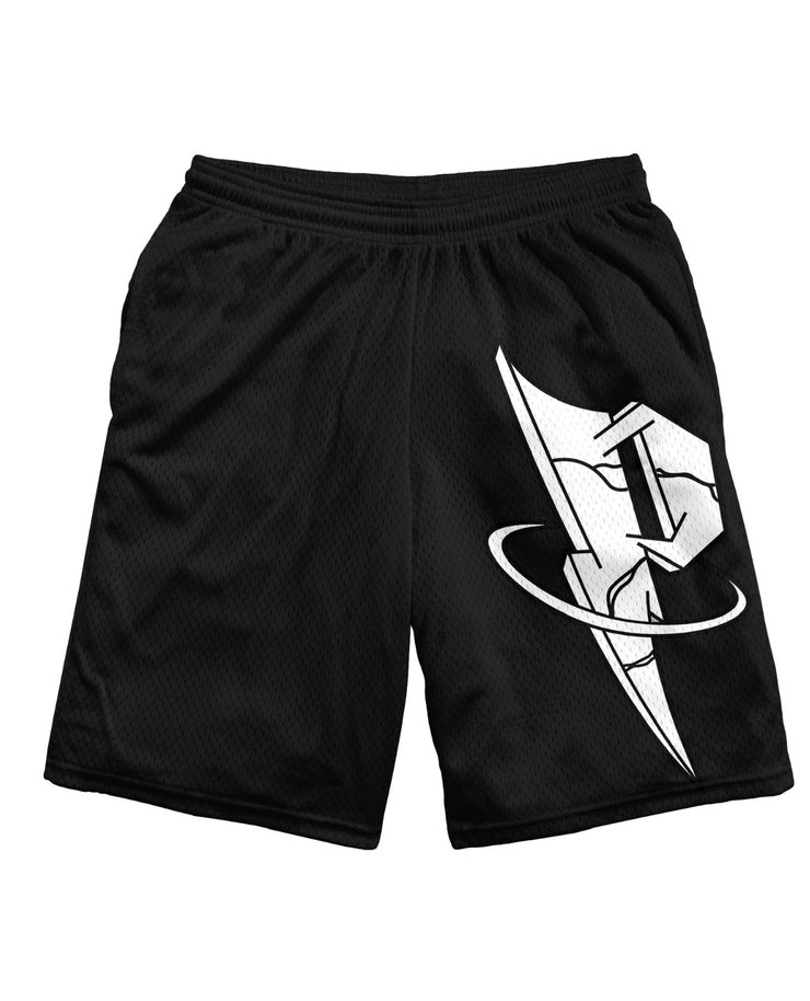 Black P Mesh Shorts
