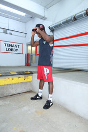 RED P MESH SHORTS