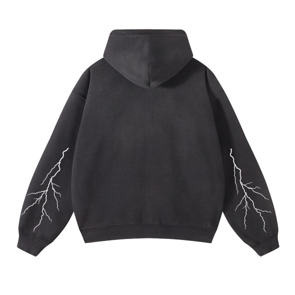 P Angel faded black studded sweatsuit